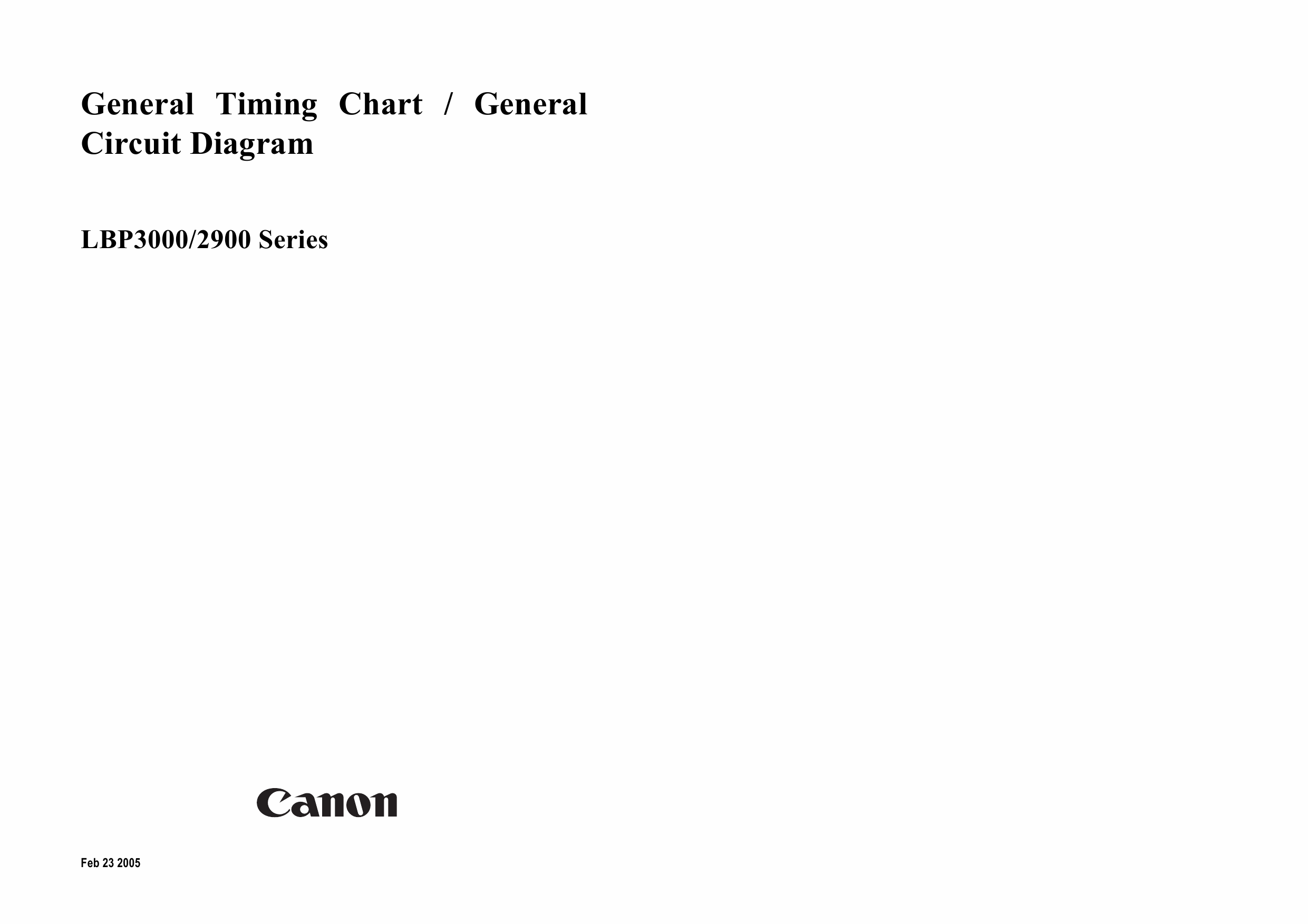 Canon imageCLASS LBP-3000 2900 Circuit Diagram-1